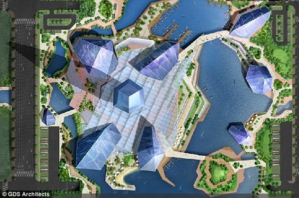 Небоскреб-невидимка в Южной Корее